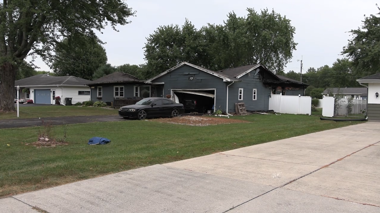 Home destroyed after two-alarm fire in Shawnee Township